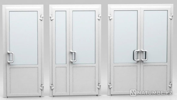 Пластиковые и алюминиевые двери Караганда - изображение 3