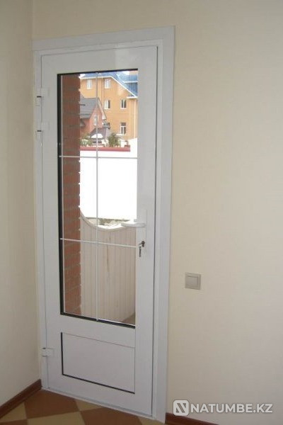 Пластиковые и алюминиевые двери Караганда - изображение 1