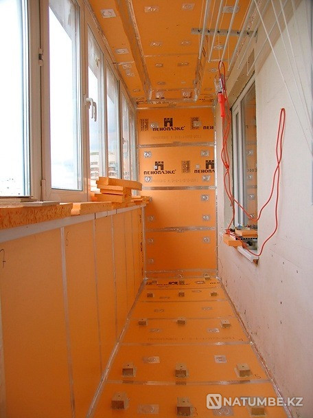 Балкондар мен лоджияларды оқшаулау. Төмен бағалар  Қарағанды - изображение 2