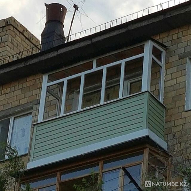 Сайдинг на балкон. Низкие цены Караганда - изображение 1