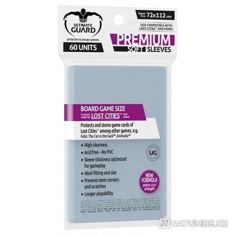 Protectors:72x112mm 60 pcs Ultimate Guard Almaty - photo 2