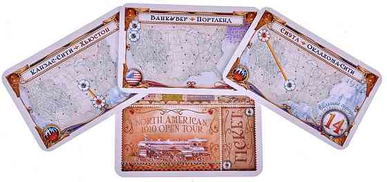 Ticket to Ride Америка. 1910. дополнение Алматы