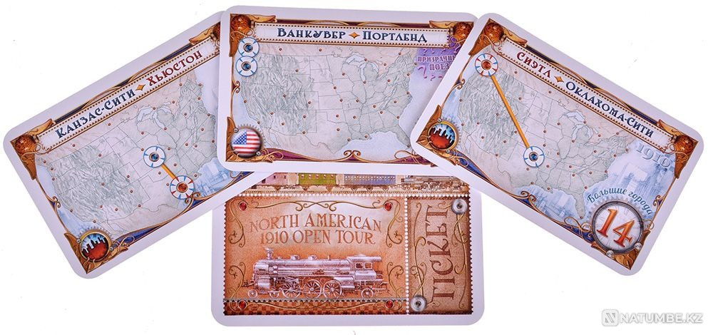 Ticket to Ride Америка. 1910. дополнение Алматы - изображение 2
