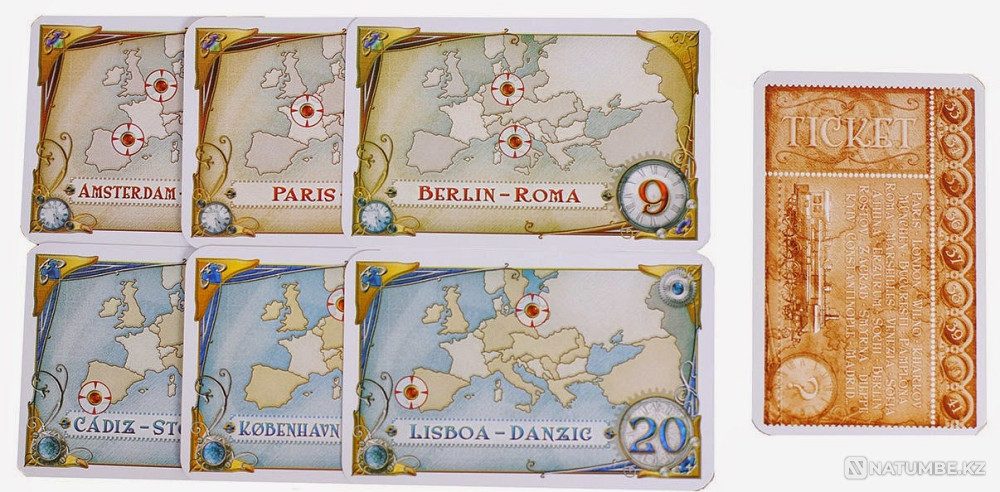 Ticket to ride (Билет на поезд) Европа Алматы - изображение 11