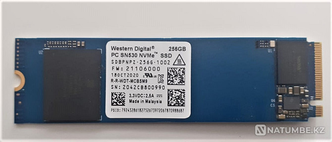 SSD Western Digital SDBPNPZ-256GB NVMe Костанай - изображение 1