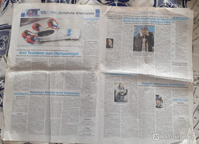 Газета Straubinger Tagblatt февраль 2014 Костанай - изображение 7