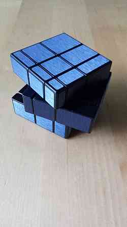 Кубик рубика зеркальный 3х3 blue синий  Алматы
