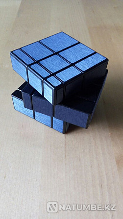Кубик рубика зеркальный 3х3 blue синий Алматы - изображение 1