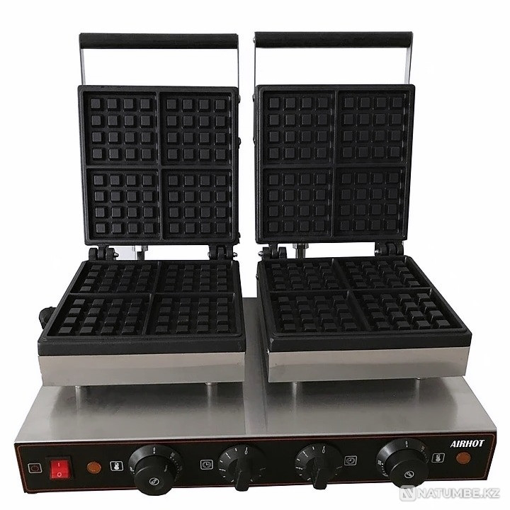 Вафельді үтік Airhot WE-1BD BELGIAN Қосарлы  Алматы - изображение 1