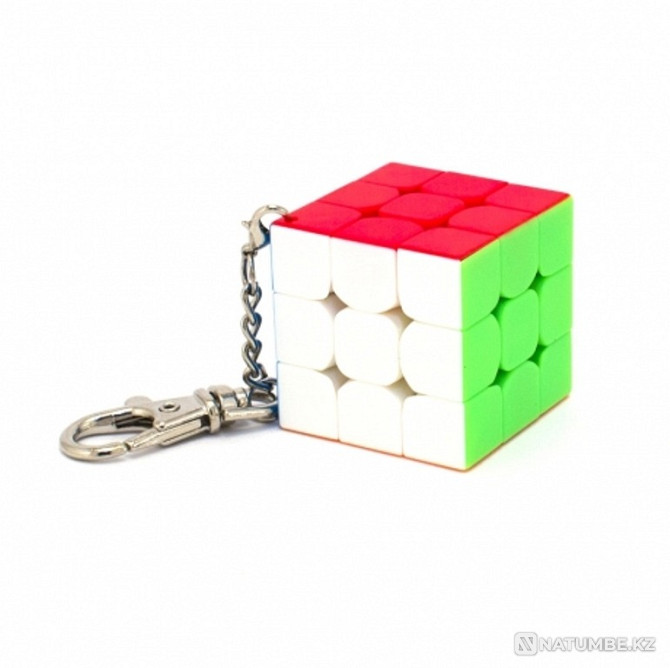 Rubik's cube keychain 3x3 (3.5 cm) | Yux Almaty - photo 1