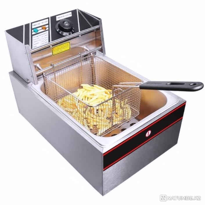 Фритюрница 6л AIRHOT EEF6 (285x450x310мм Алматы - изображение 1