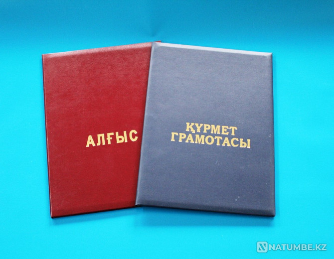 Поздравительные папки из бумвинила А4 Алматы - изображение 1
