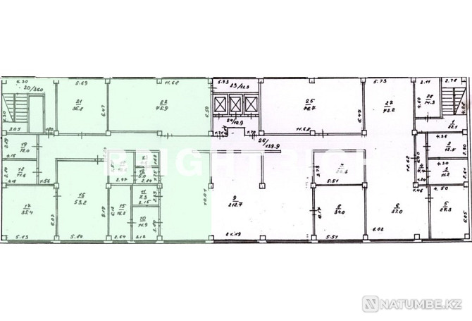 Сдается офис. Площадь 436 м². Алматы - изображение 9