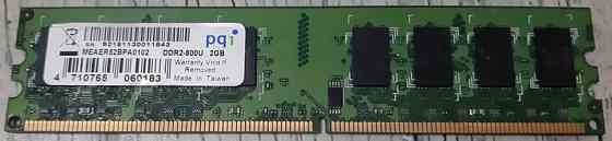 Оперативная память PQI ОЗУ DDR2-800U 2 G  Алматы