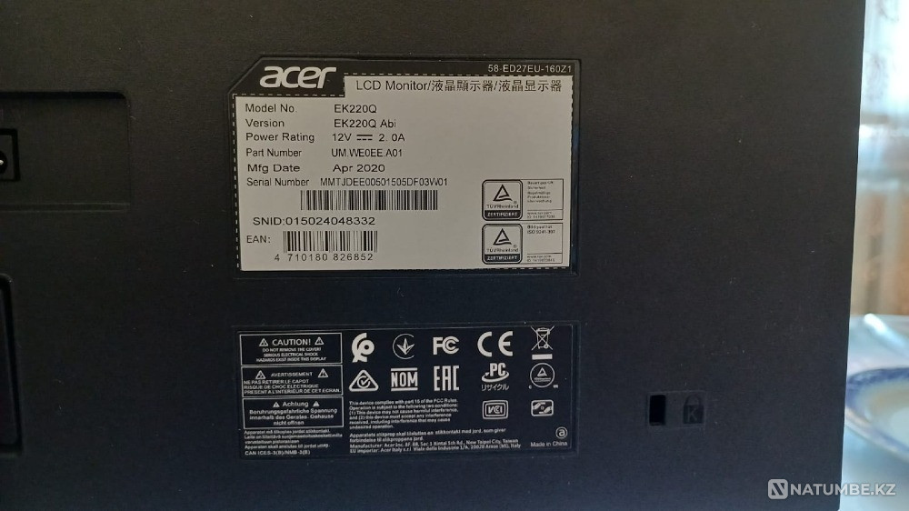 Срочно продам монитор ACER Тараз - изображение 4