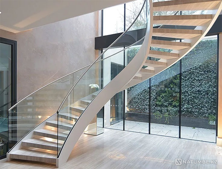 Glass railings and fences Astana - photo 3