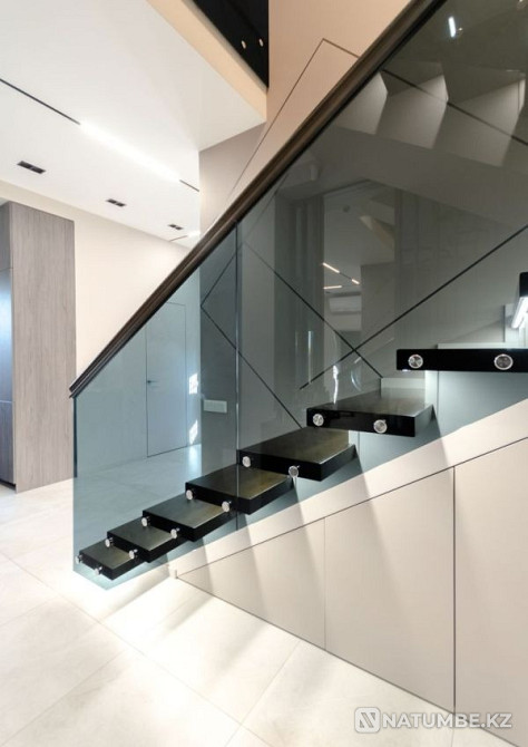 Glass railings and fences Astana - photo 1