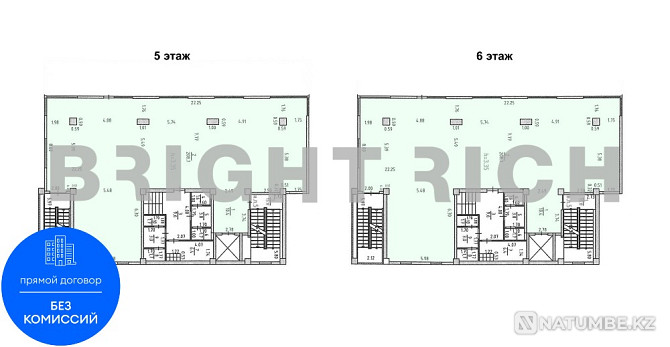 Сдается офис. Площадь 496 м² Алматы - изображение 8