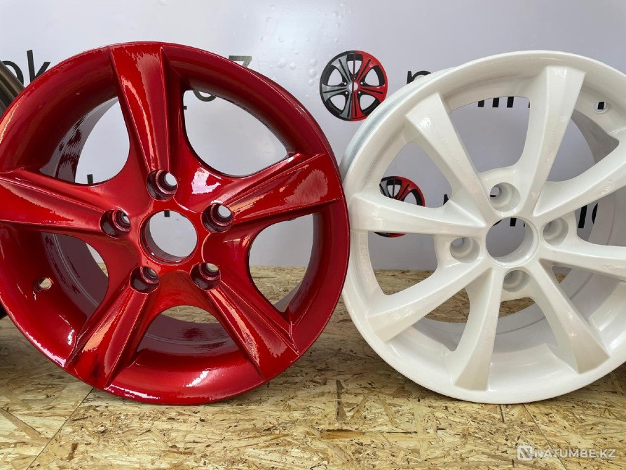 Polymer painting of wheels Kokshetau - photo 1