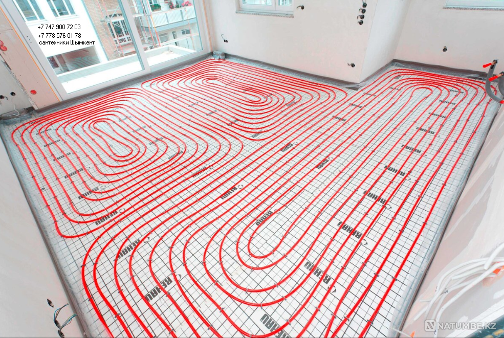 Heating water supply underfloor heating Shymkent Shymkent - photo 3