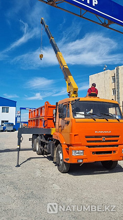 Dump truck Kamaz-45143 with a manipulator Almaty - photo 2