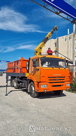 Dump truck Kamaz-45143 with a manipulator Almaty - photo 6