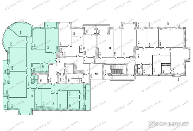 Сдается офис. Площадь 449.9 м² Алматы - изображение 13