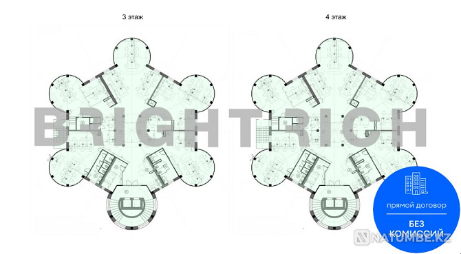 Сдается офис. Площадь 1040 м². Алматы - photo 4