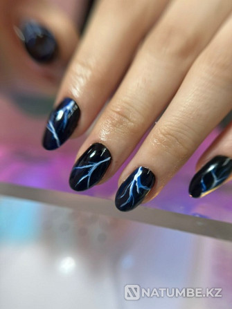 Manicure, extensions at home in Zhandosovo Almaty - photo 1