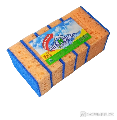 Ыдыс жууға арналған губкалар көтерме бағамен  Алматы - изображение 3