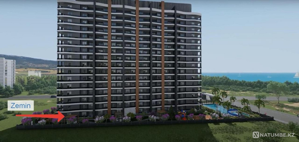 Түркияда екі бөлмелі еуро пәтер сатылады Мерсин - изображение 1