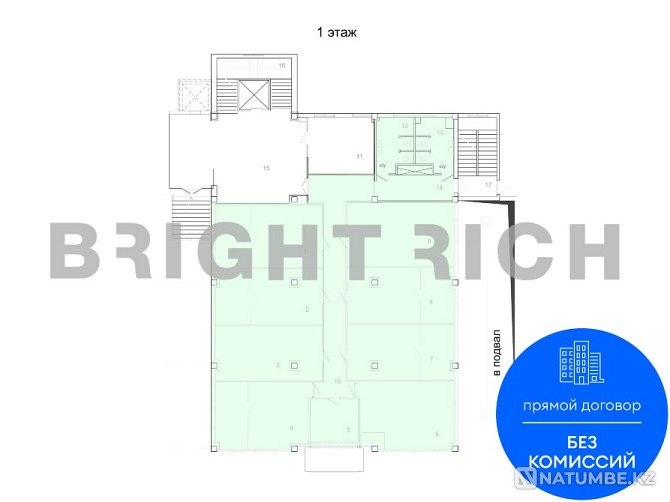 For rent office 380 m2. Almaty - photo 6