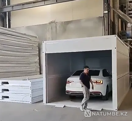 Folding garage with roller doors Astana - photo 2