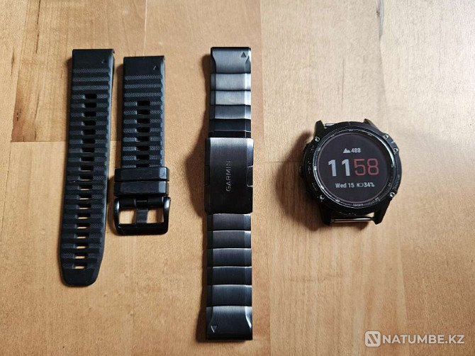 Garmin Fenix 6 Pro Solar titanium Астана - изображение 3