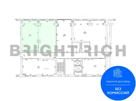 Сдается офис. Площадь 124.7 м² Алматы