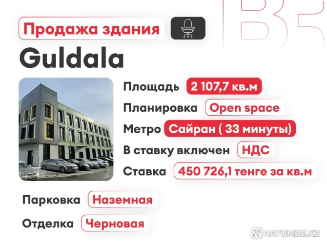 Ғимаратты сату 2107,7 м², Гүлдала  Алматы - изображение 10