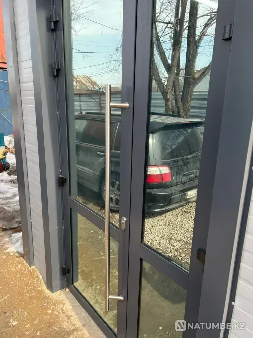 Двери алюминиевые, сборка и монтаж Алматы - изображение 2
