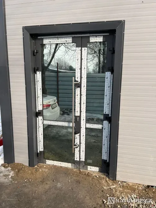 Двери алюминиевые, сборка и монтаж Алматы - изображение 1