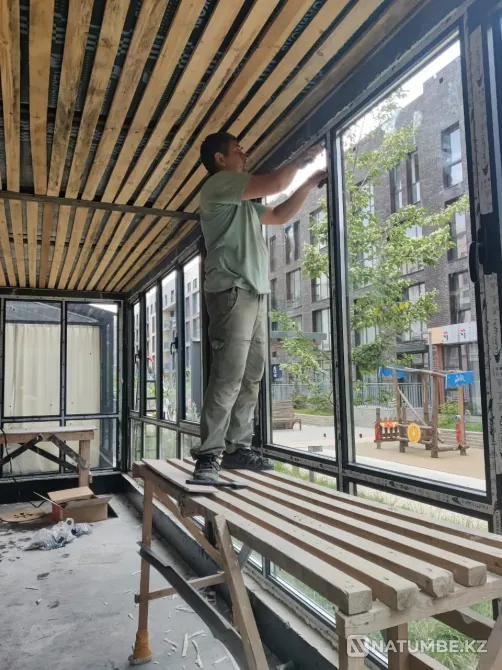 Алюминий терезелер, құрастыру және орнату  Алматы - изображение 10