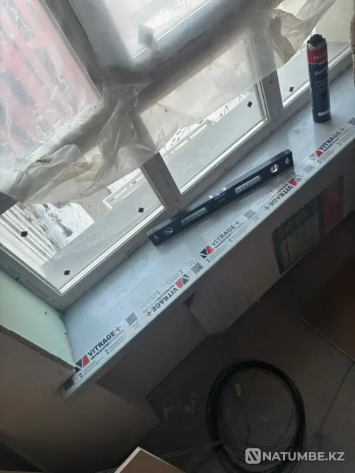 Window sills, delivery, installation, assembly Almaty - photo 3