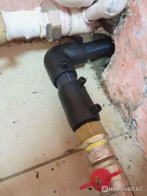 Welding of fittings of couplings of transitions of plugs Krasnoyarsk - photo 2