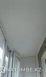 Обшивка потолка на балконе Караганда - изображение 2