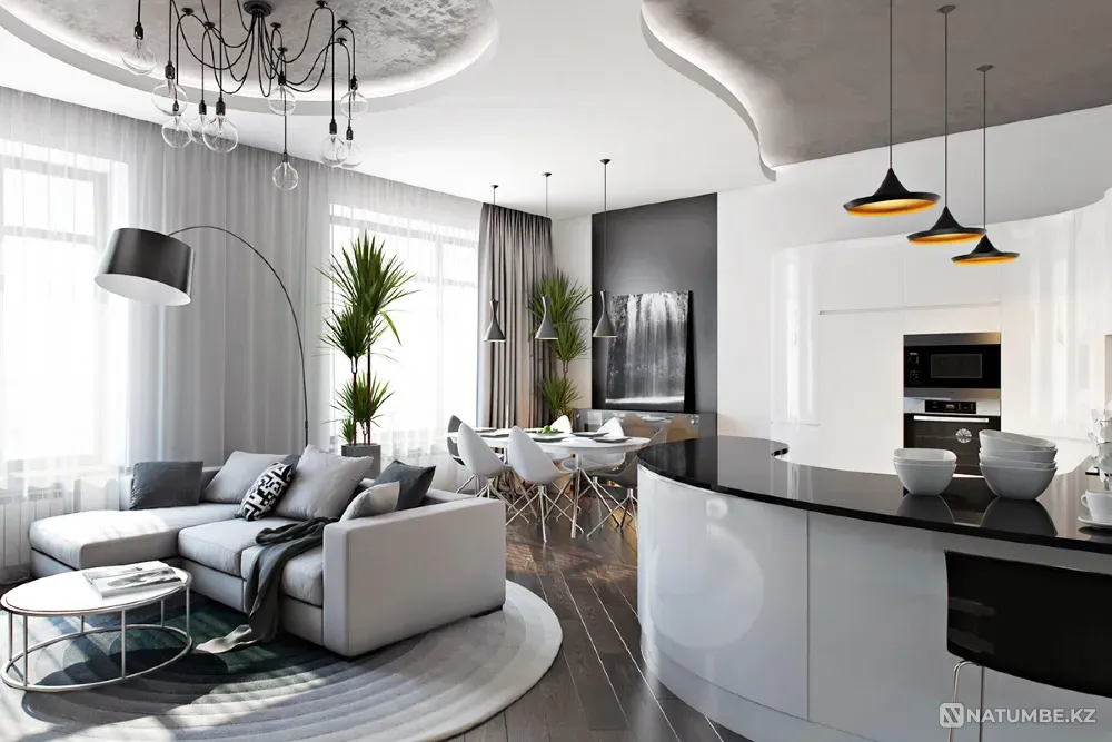 Apartment design. from 500 tenge/m2. Layout Almaty - photo 3