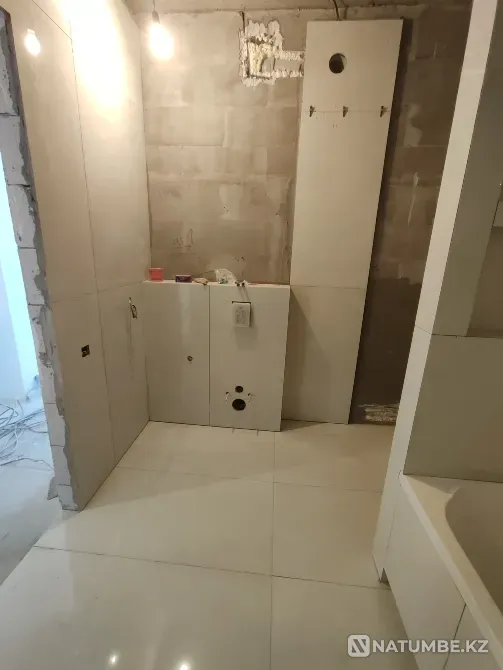 Laying ceramic granite tiles Astana - photo 1