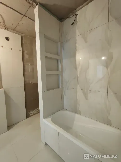 Laying ceramic granite tiles Astana - photo 2