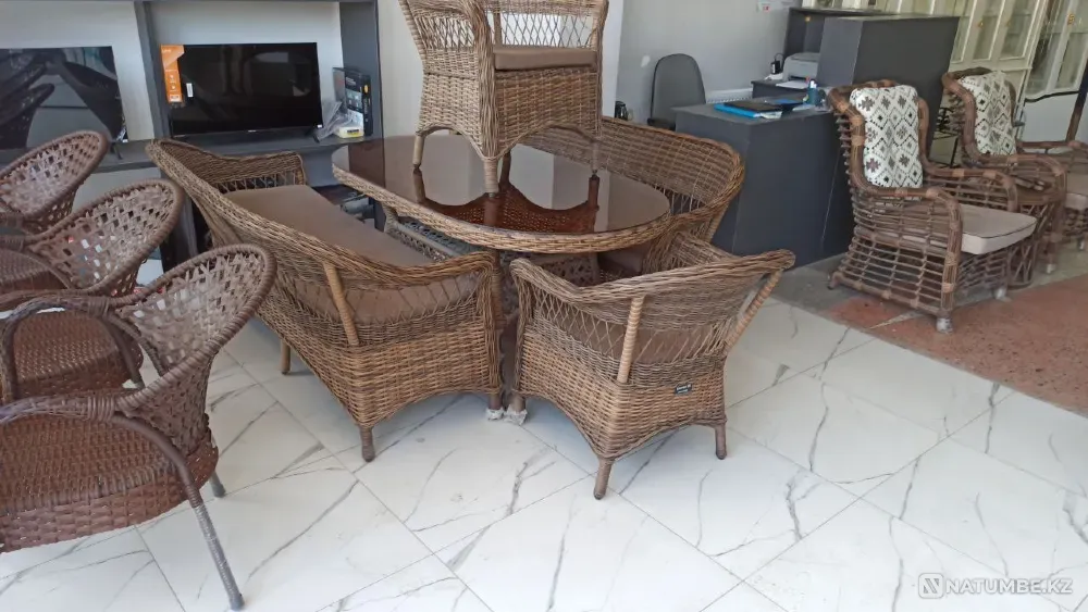 Столы и стулья из ротанга – Изабелла Шымкент - изображение 3
