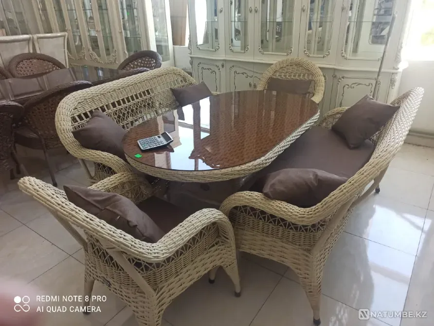 Столы и стулья из ротанга – Изабелла Шымкент - изображение 6