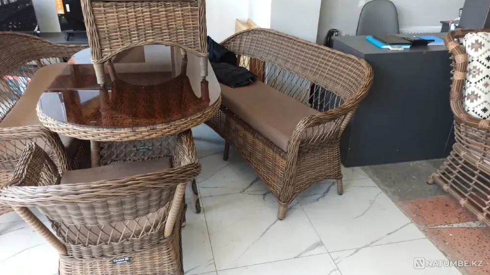 Столы и стулья из ротанга – Изабелла Шымкент - изображение 5