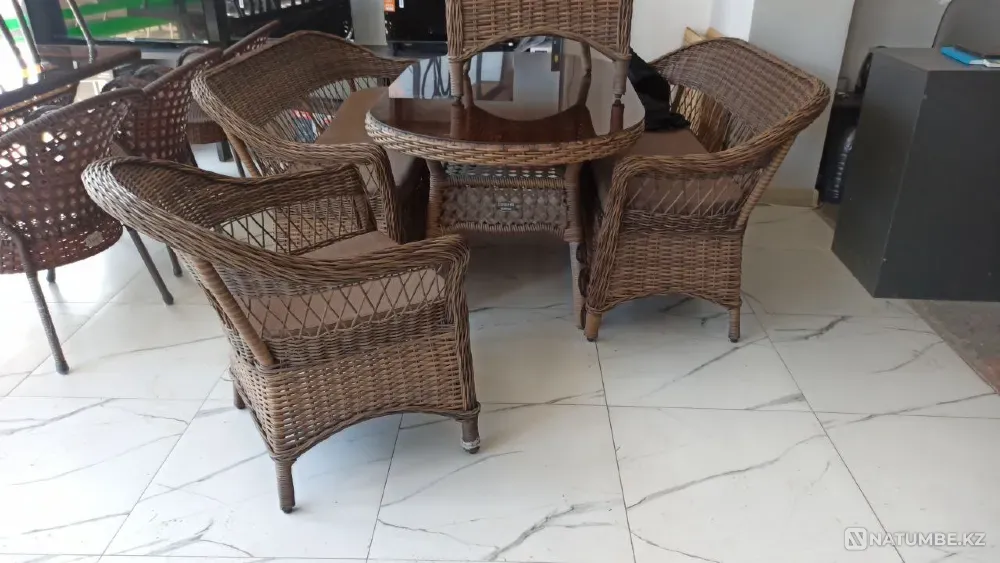 Столы и стулья из ротанга – Изабелла Шымкент - изображение 4