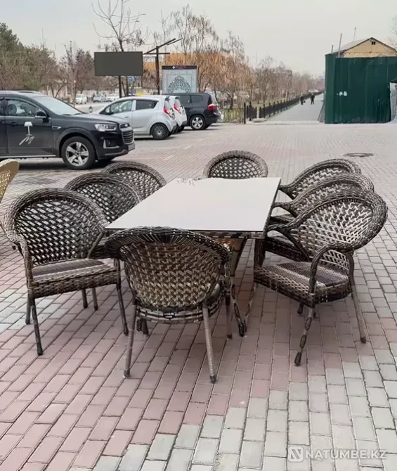 Сізге арналған ротан жиһазы - Милан 8 орын Шымкент - изображение 7